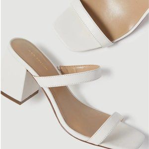 Like New! Worn once! Ann Taylor Fiona Leather Two-Strap Sandal